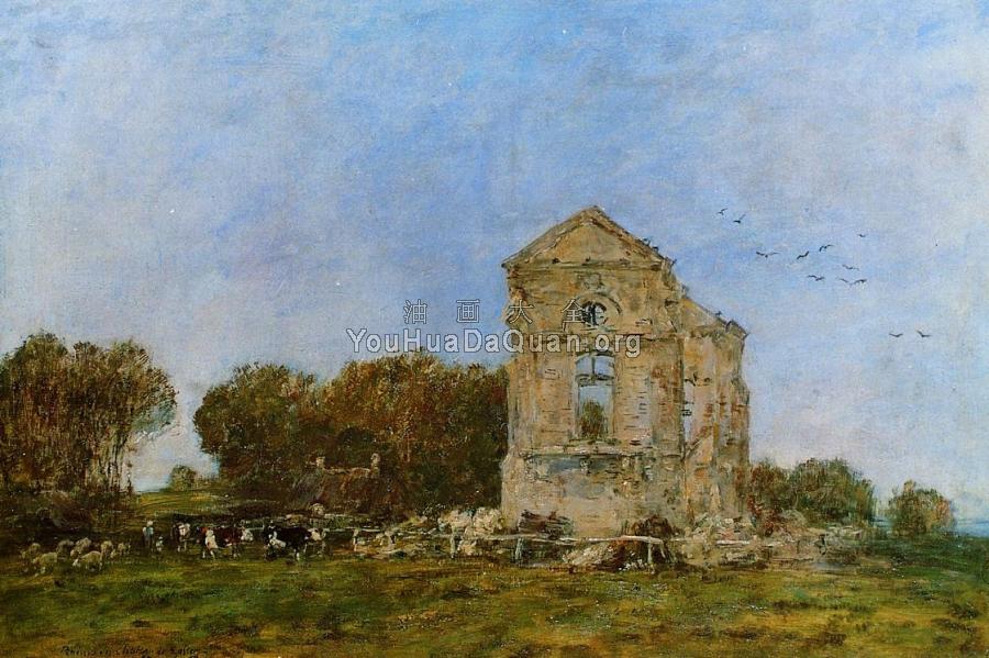 Deauville, Ruins of the Chateau de Lassay - 尤金·布丹